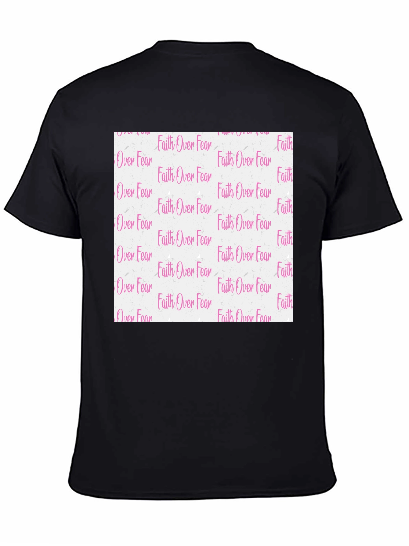 Faith Over Fear Graphic Tee - Black