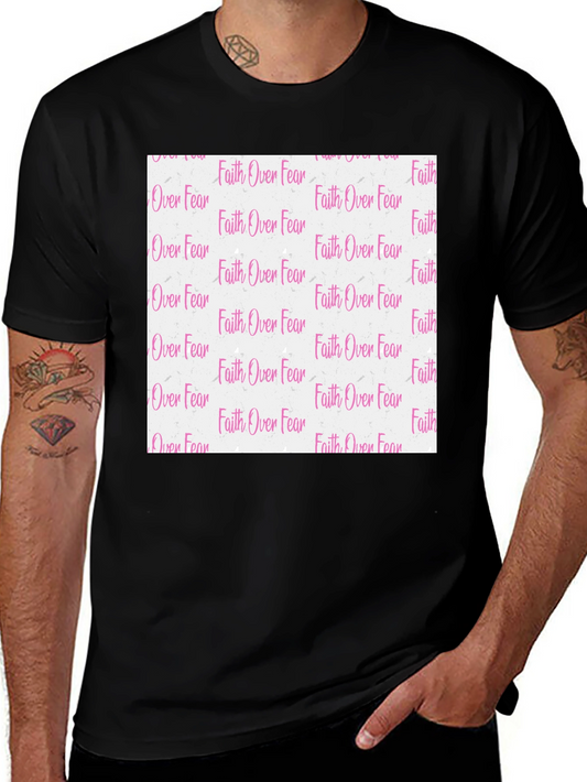 Faith Over Fear Graphic Tee - Black