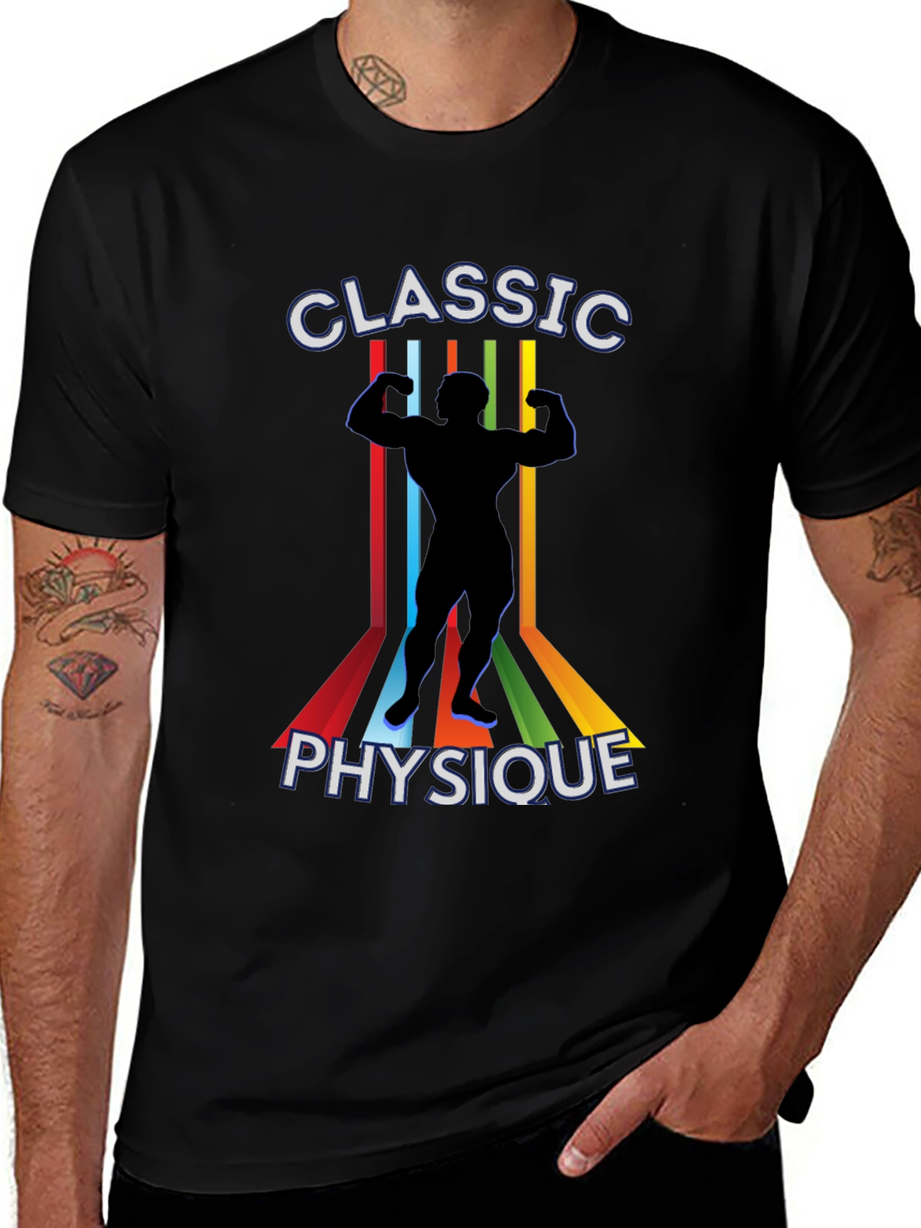 Classic Physique T-Shirt - Bodybuilding Retro Style