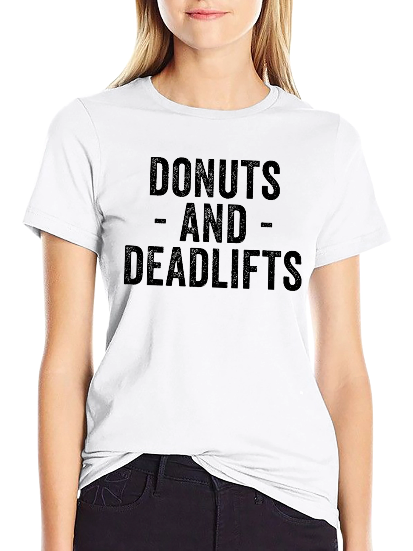Donuts and Deadlifts Graphic T-Shirt