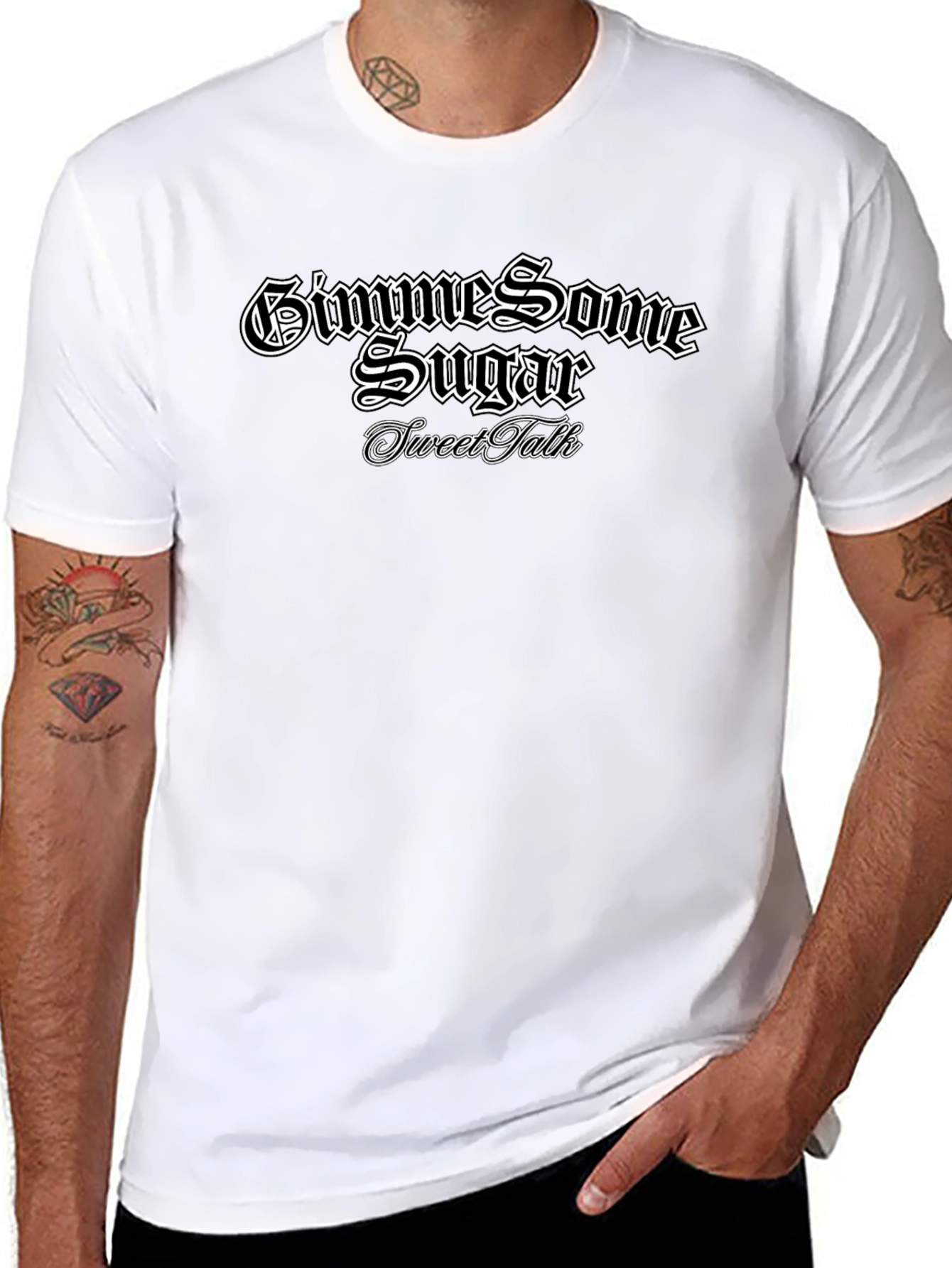 Gimme Some Sugar T-Shirt - Sweet Talk Black Tee