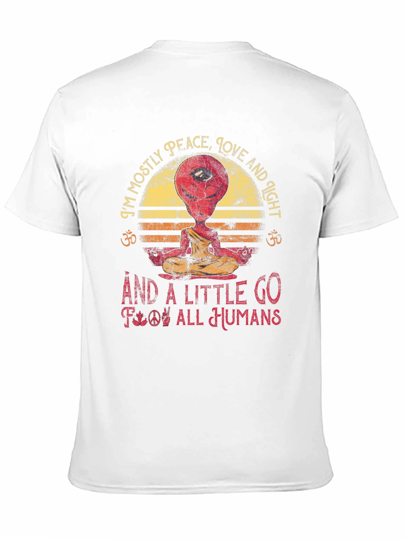 Peace Love and Light Alien T-Shirt