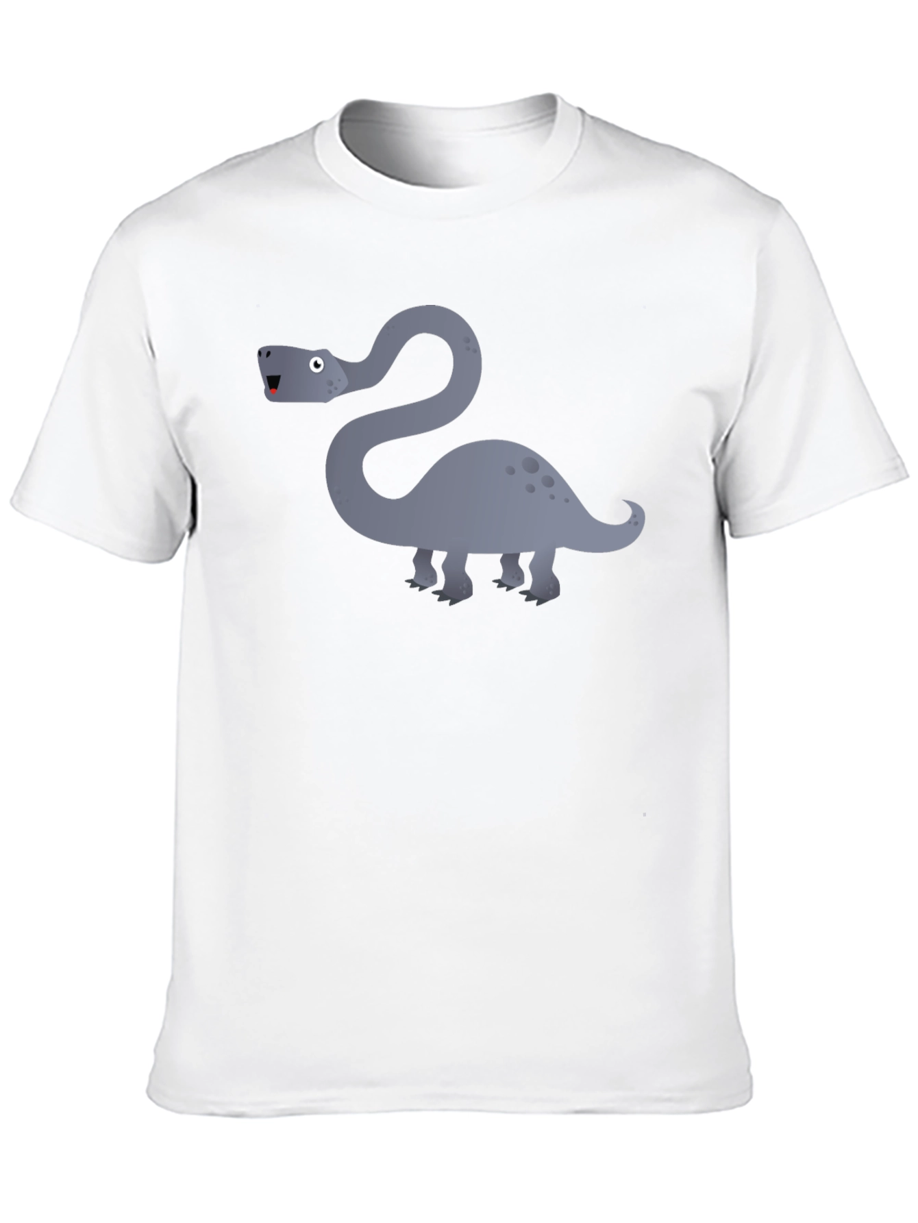 Dinosaur Graphic Tee - Black Cotton T-Shirt