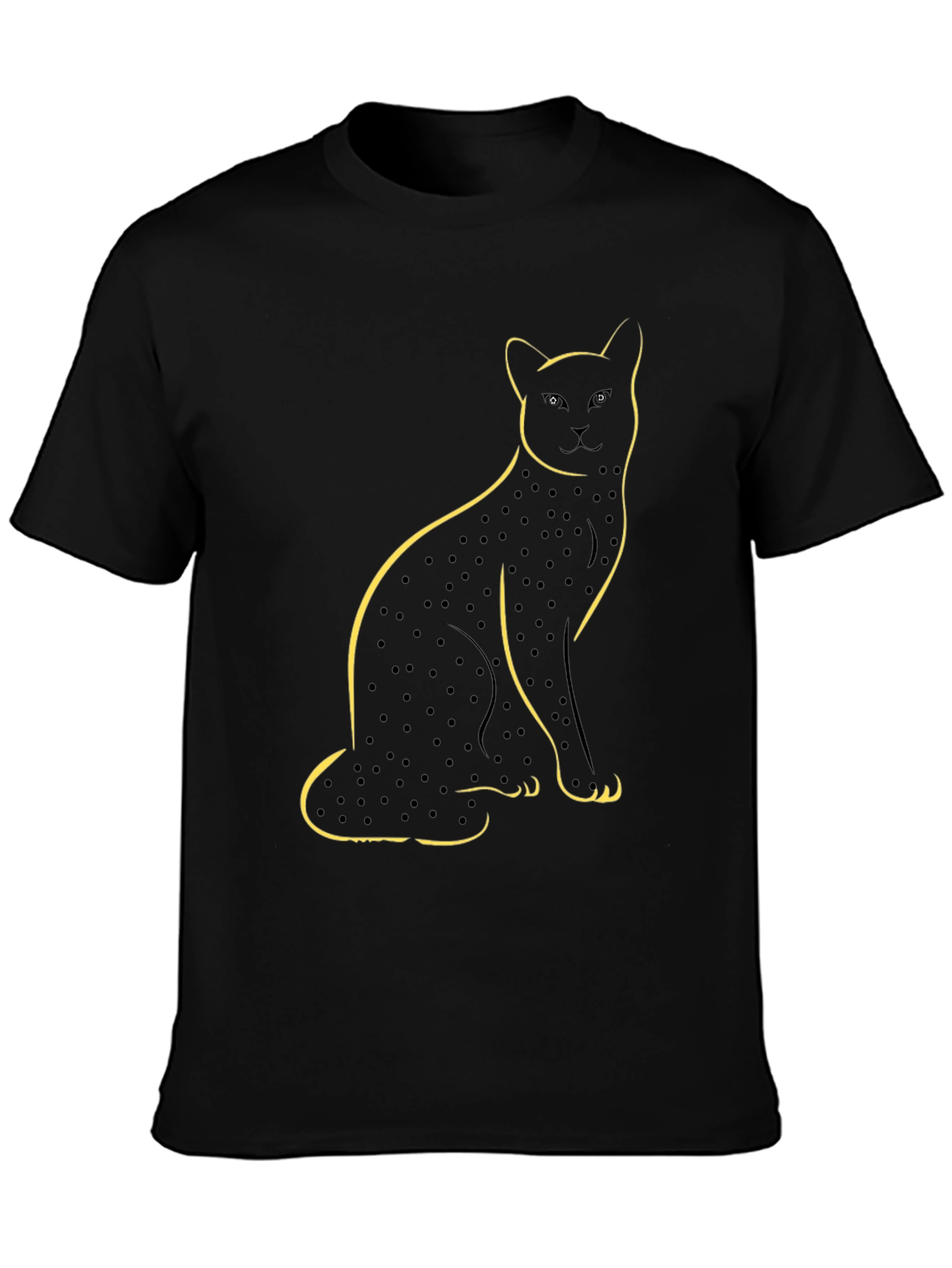 Black Cat T-Shirt - Unique Graphic Tee