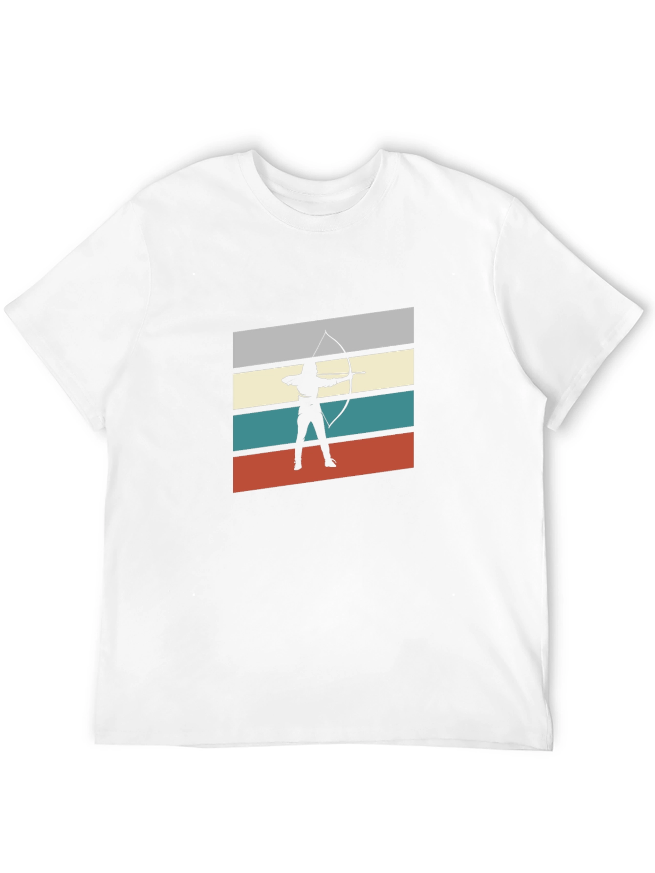 Archer Silhouette Graphic Tee - Retro Style