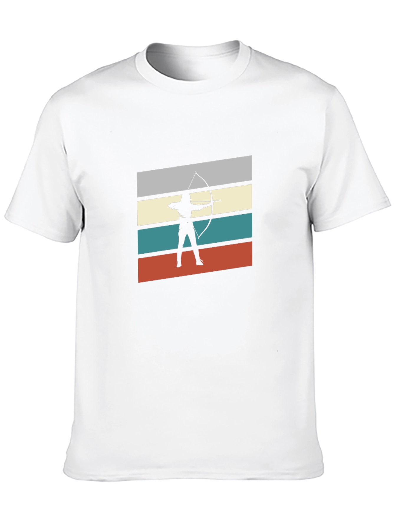 Archer Silhouette Graphic Tee - Retro Style