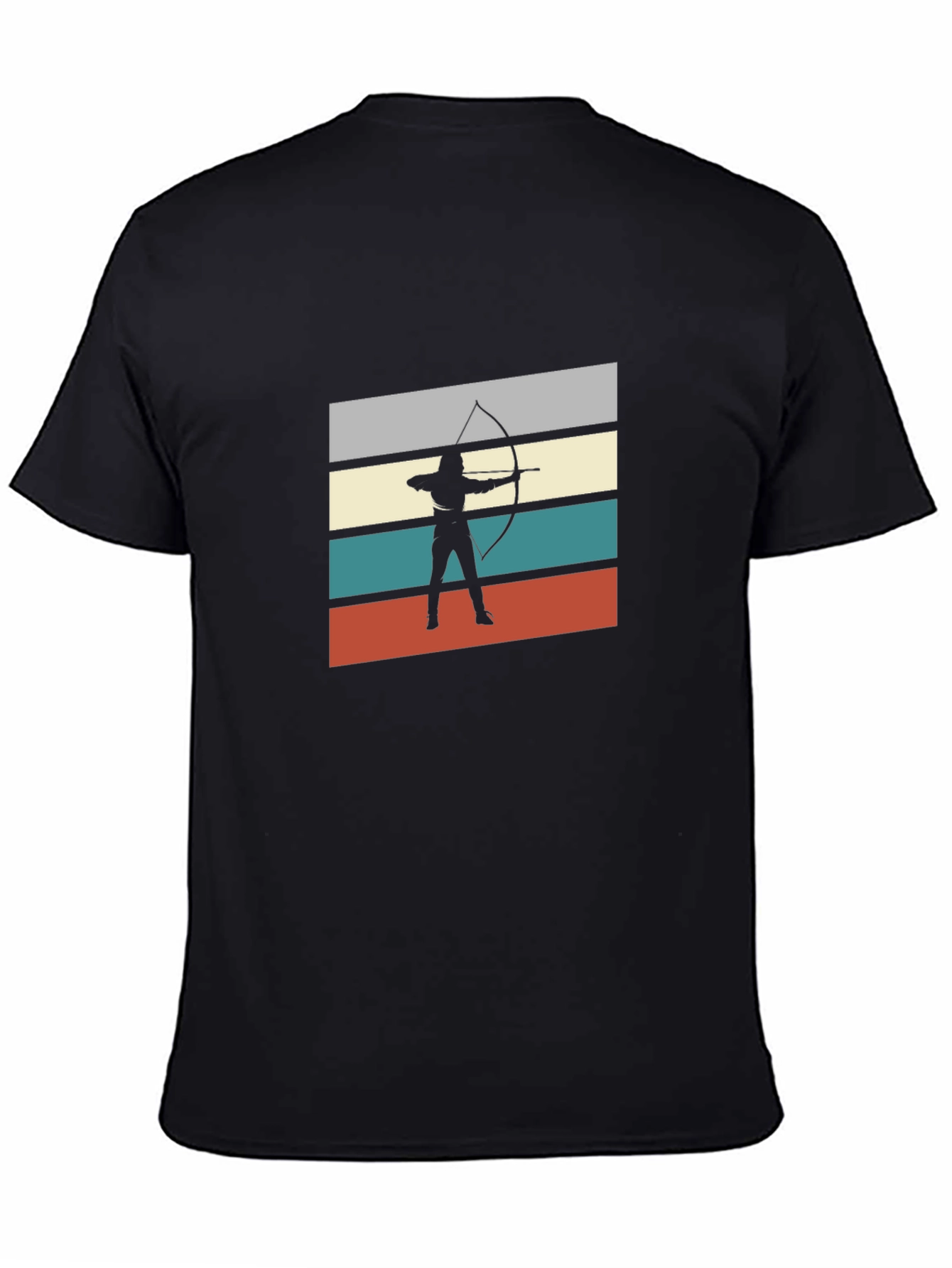 Archer Silhouette Graphic Tee - Retro Style