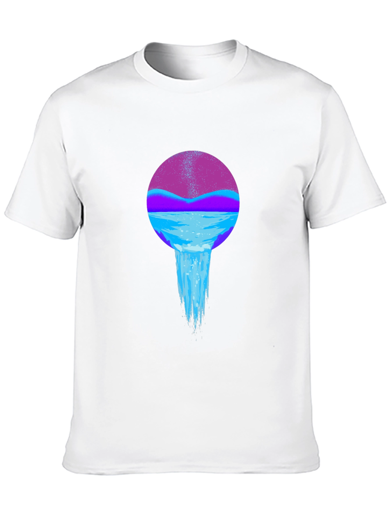 Mystic Waterfall Black T-Shirt