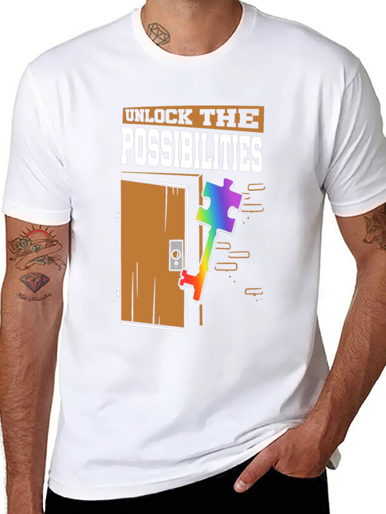 Unlock the Possibilities T-Shirt Autism Awareness