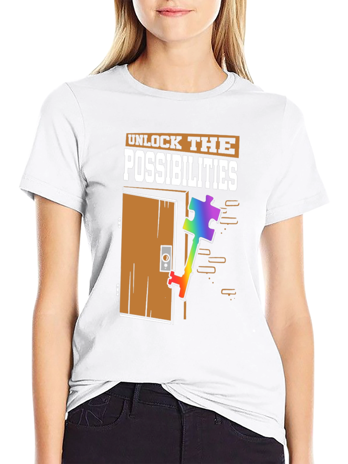 Unlock the Possibilities T-Shirt Autism Awareness