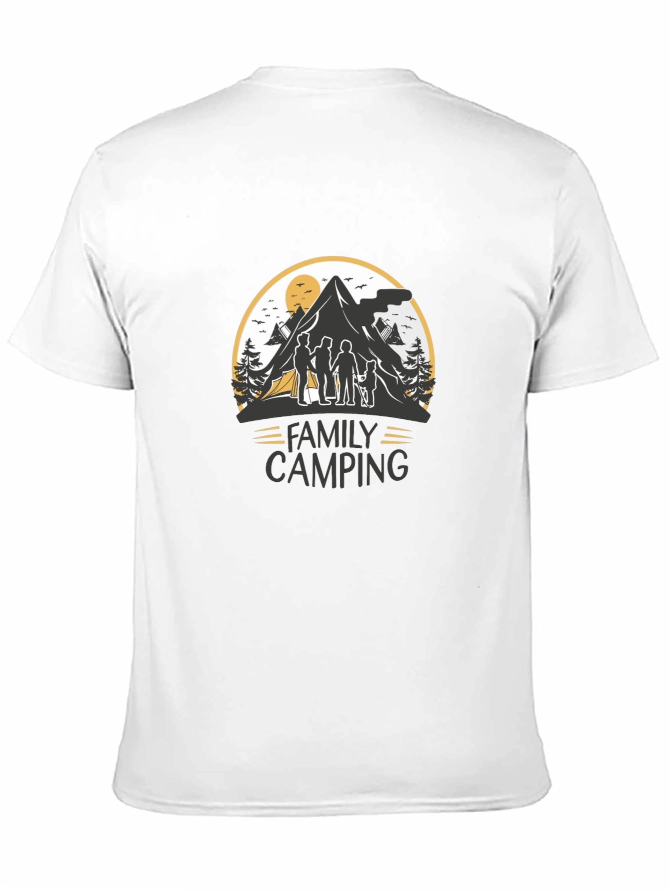 Family Camping Graphic Tee - Adventure Shirt