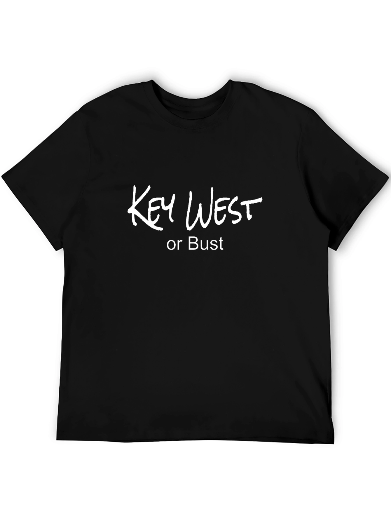 Key West or Bust Graphic T-Shirt - Black