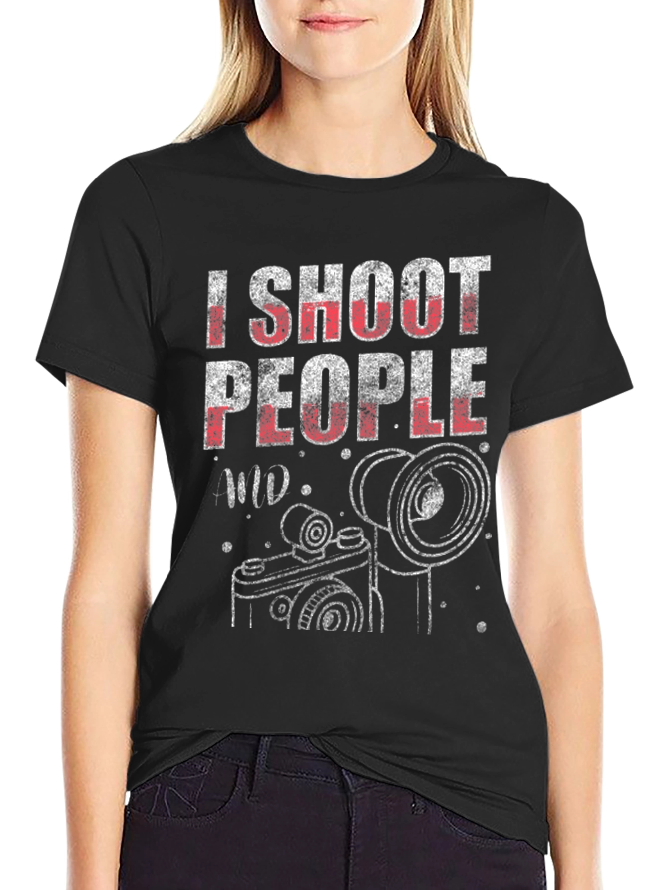 I Shoot People With My Camera Graphic Tee
