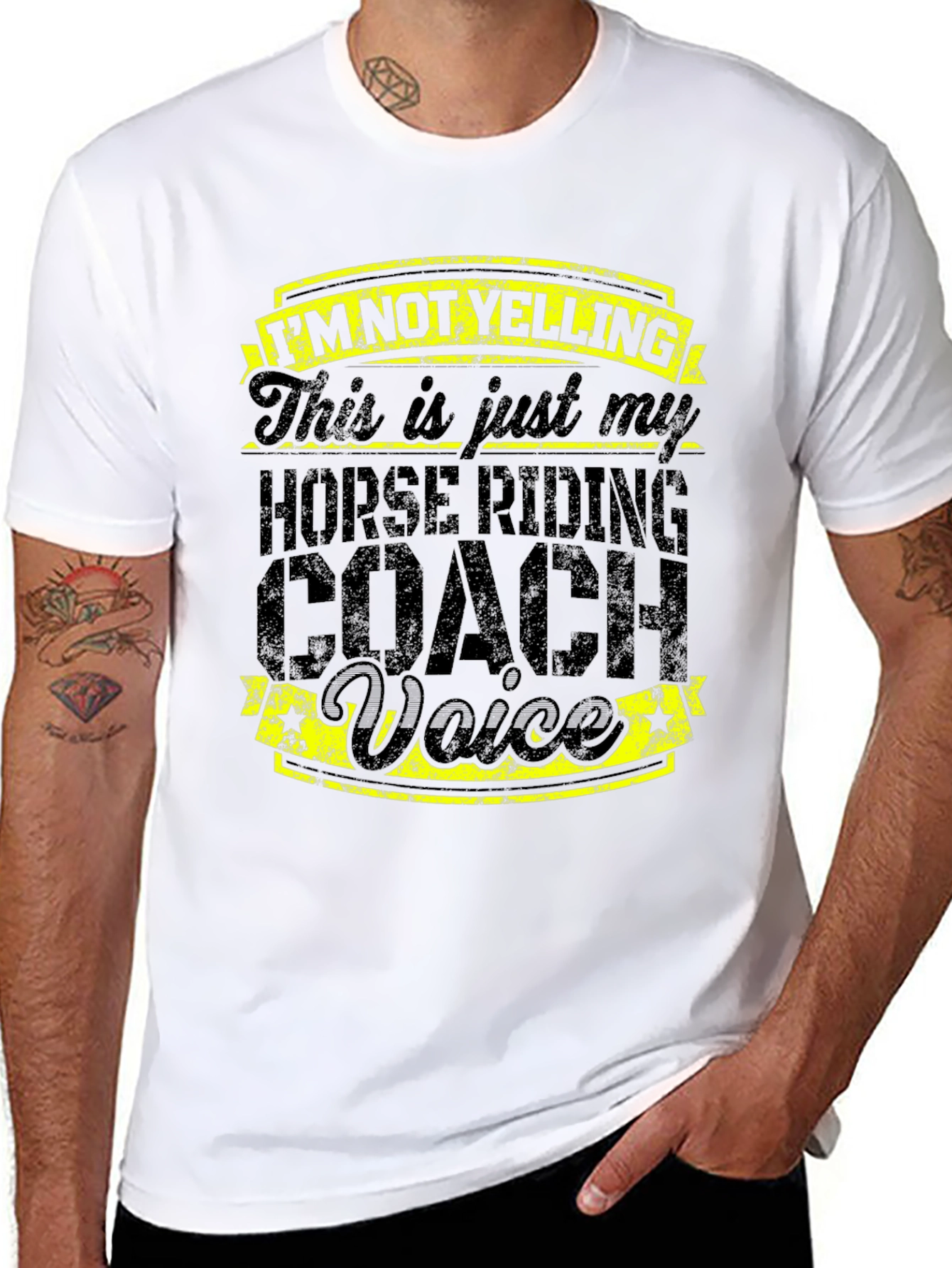 Horse Riding Coach Voice Graphic Tee