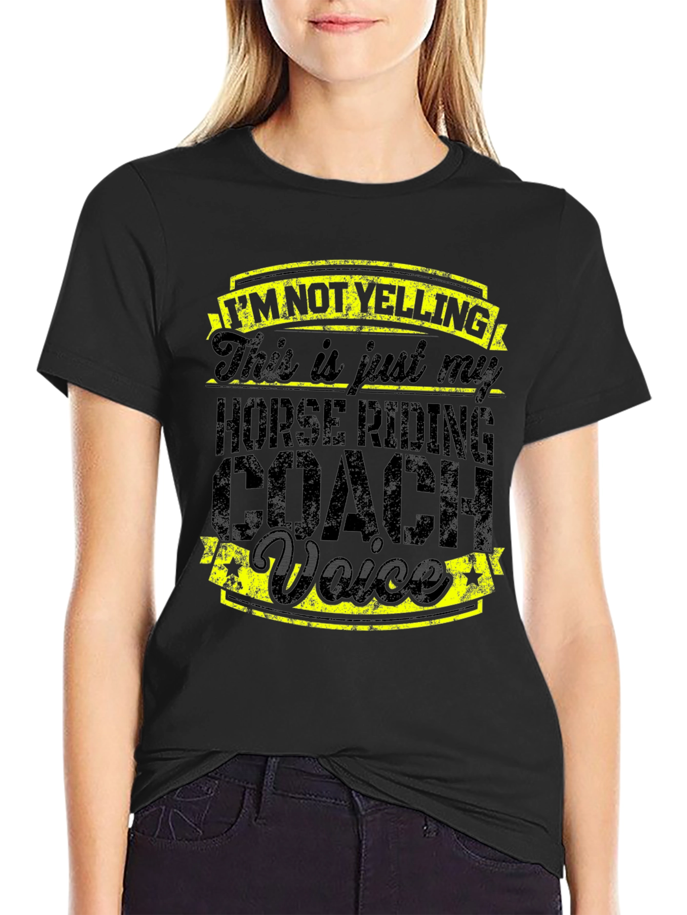 Horse Riding Coach Voice Graphic Tee