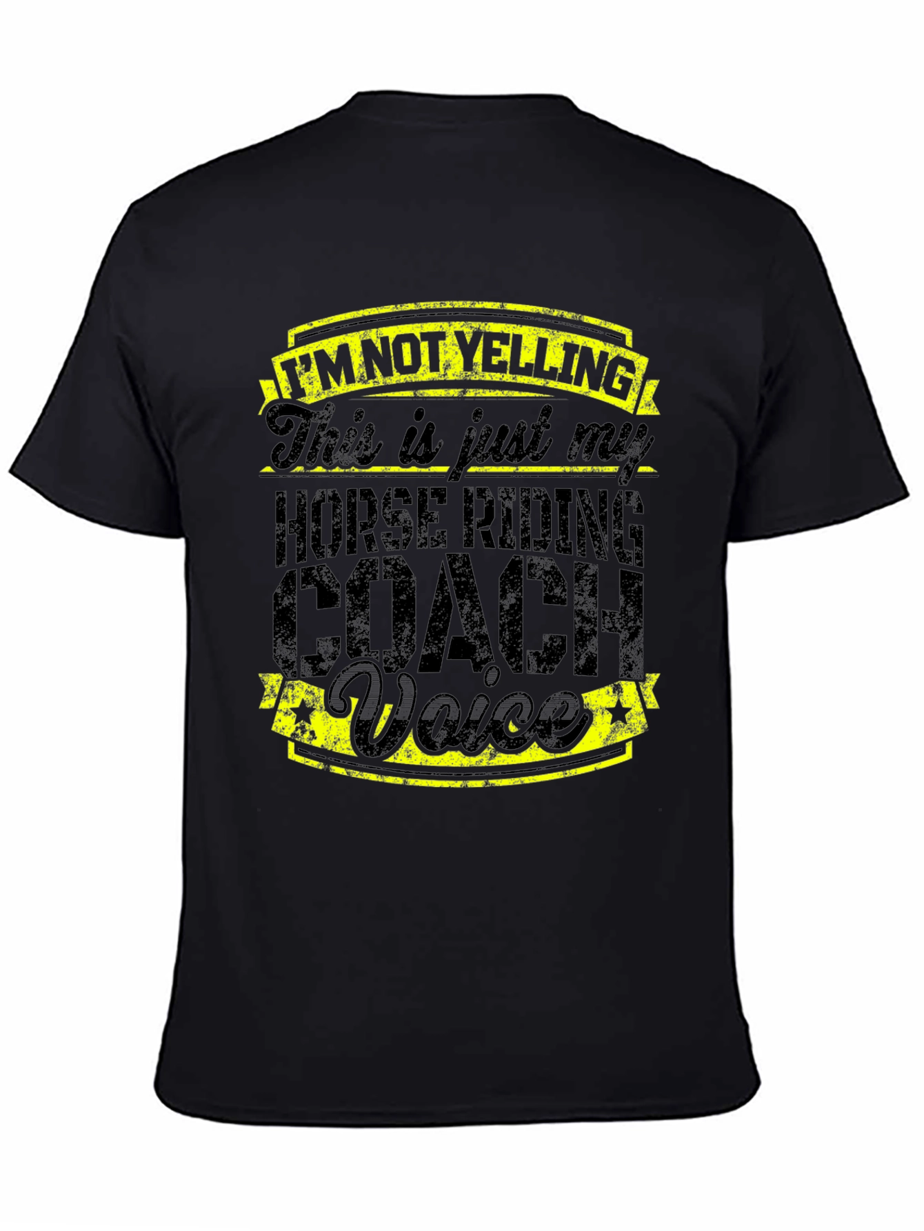 Horse Riding Coach Voice Graphic Tee