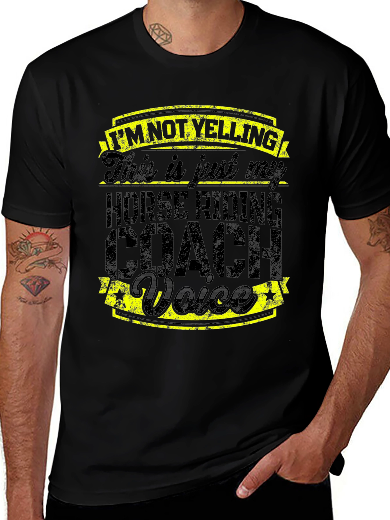 Horse Riding Coach Voice Graphic Tee