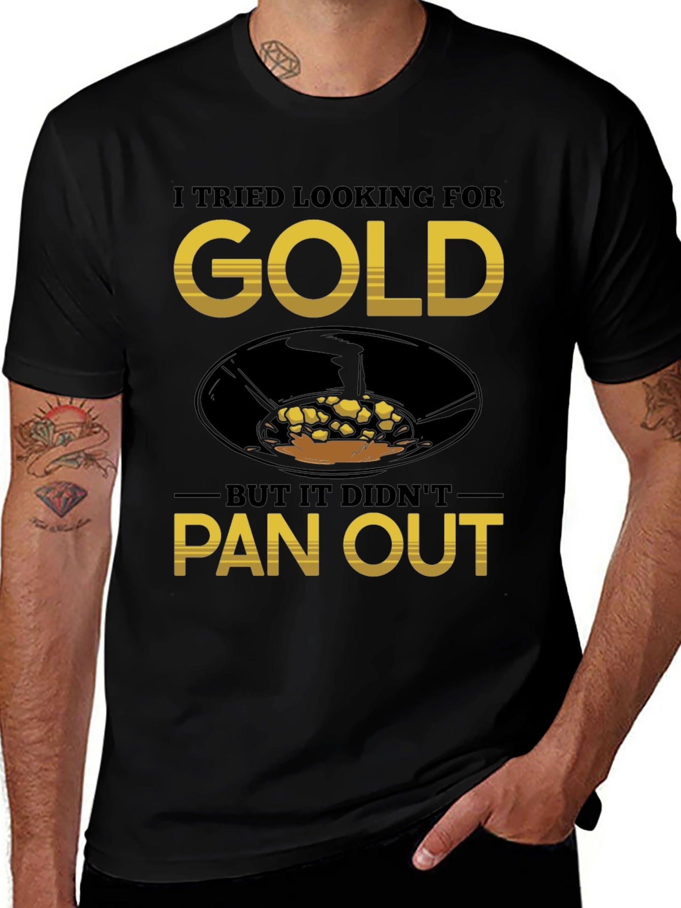 Gold Panning T-Shirt: Funny Prospecting Tee