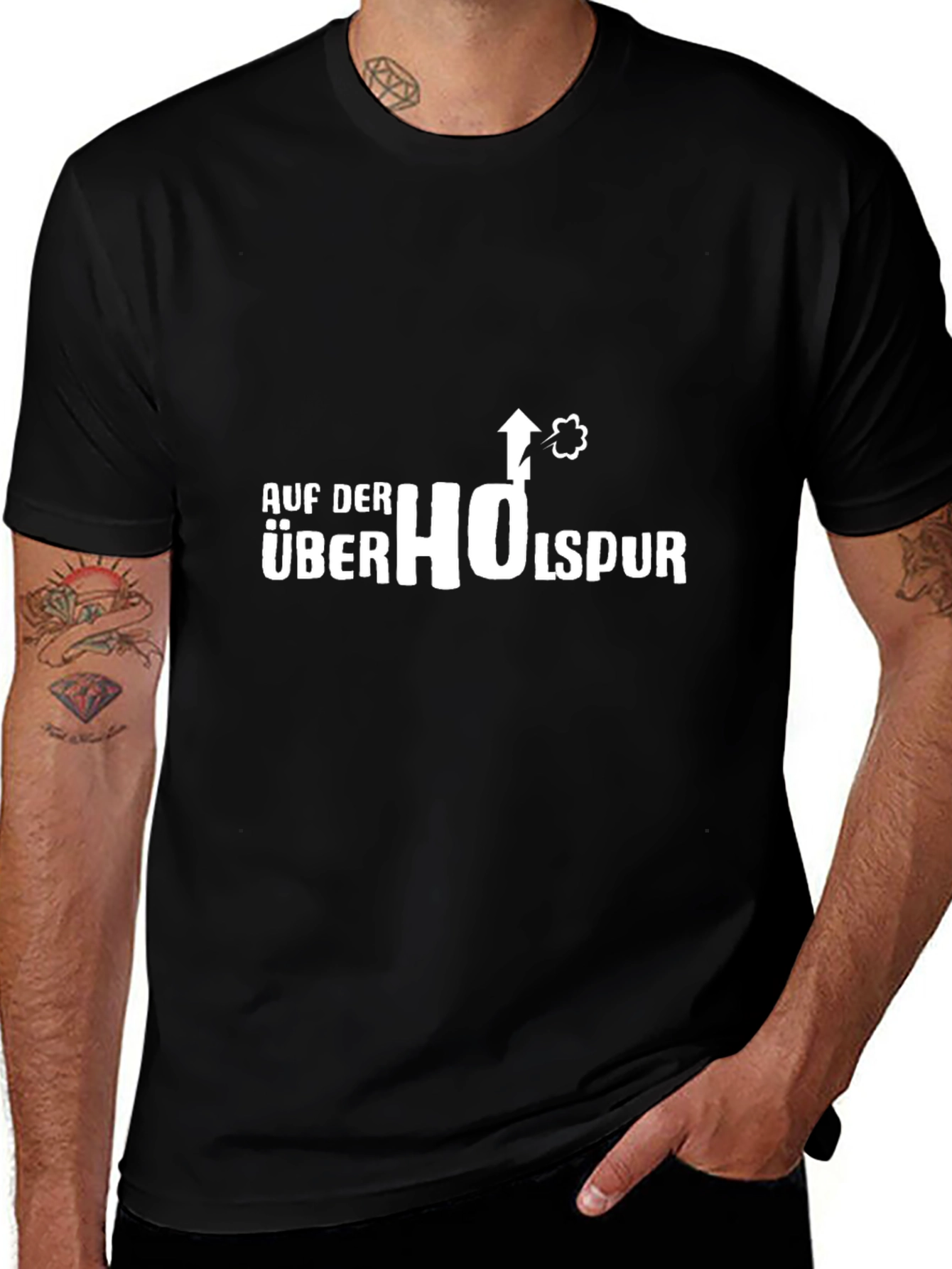 Auf Der Uber Holspur Funny Graphic Tee
