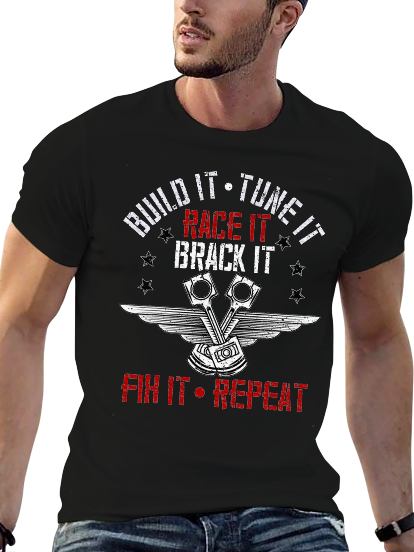 Build It Tune It Race It T-Shirt