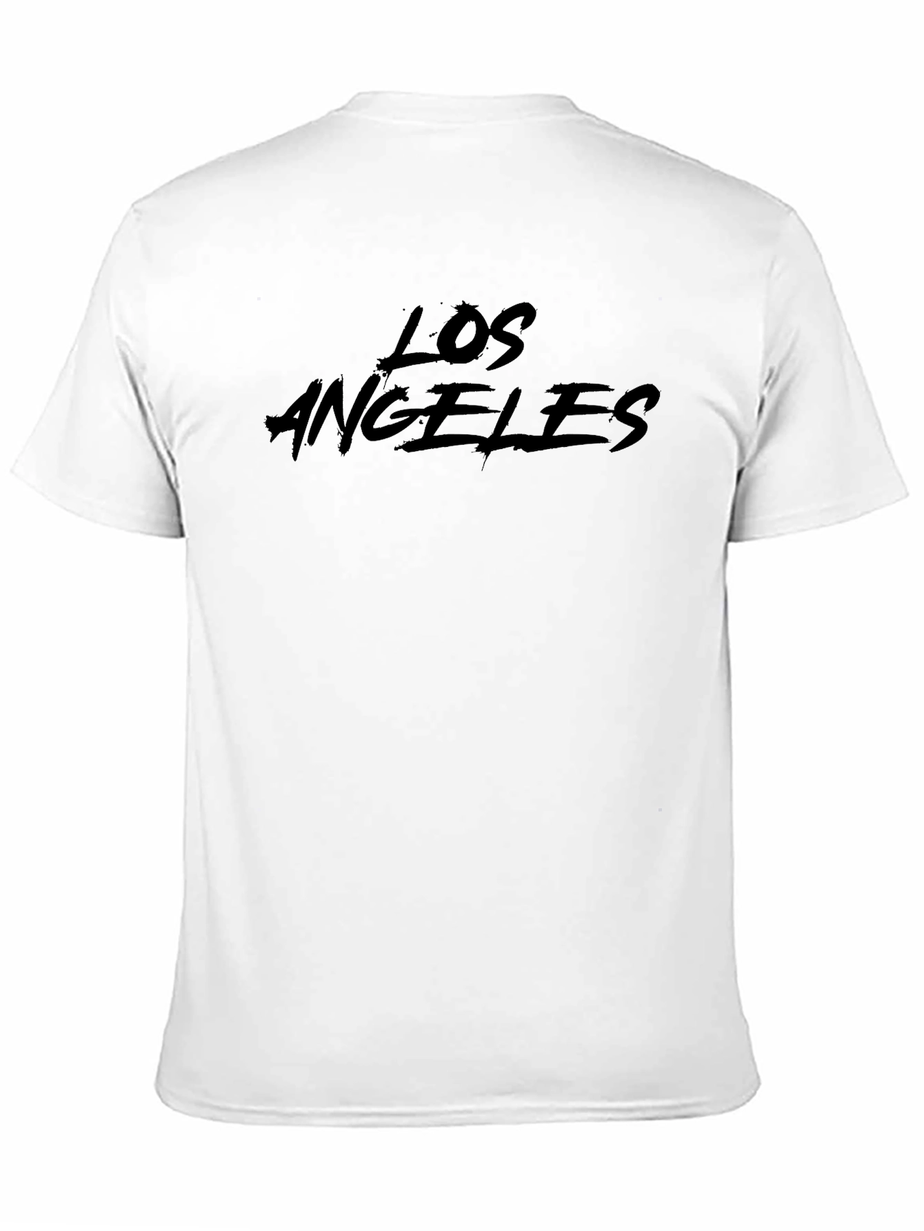 Los Angeles Graphic T-Shirt - Black Crew Neck Tee