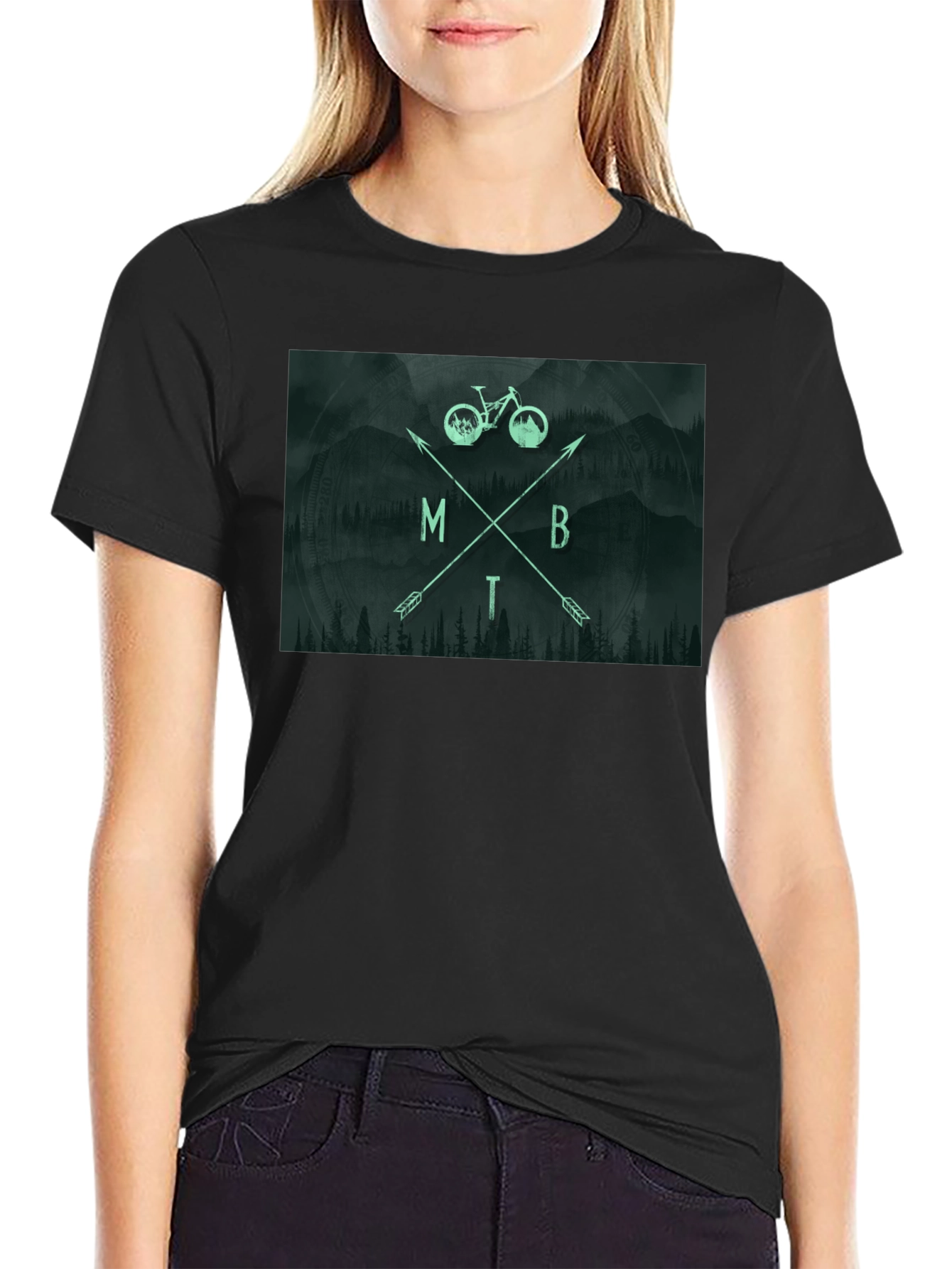 Mountain Biking Arrow T-Shirt