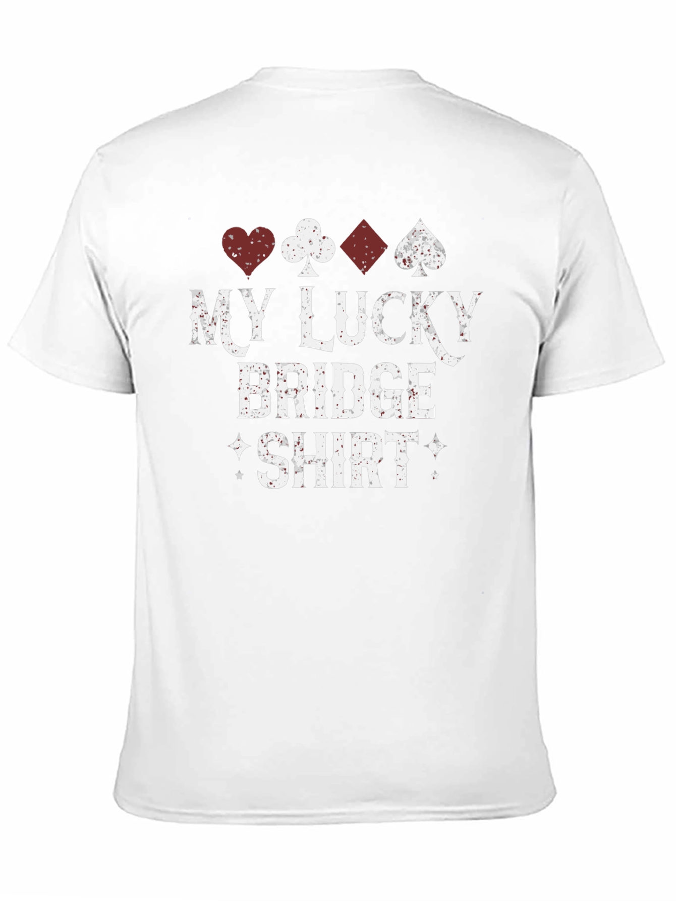 Lucky Bridge Shirt - Playing Card Suit Design