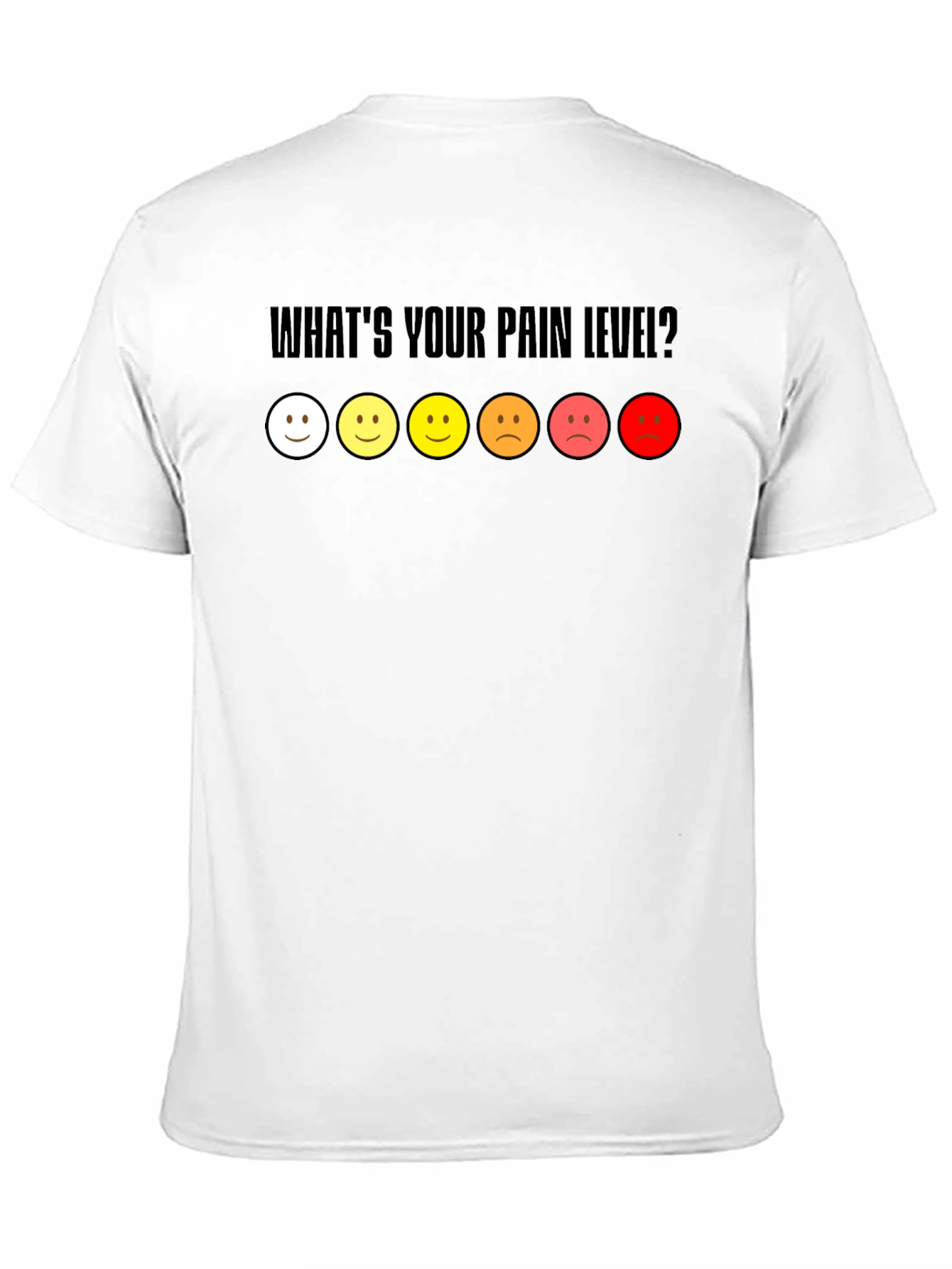Pain Level Graphic Tee - Black Casual Shirt