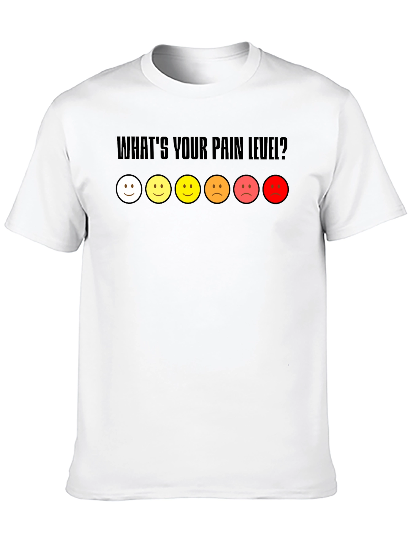 Pain Level Graphic Tee - Black Casual Shirt