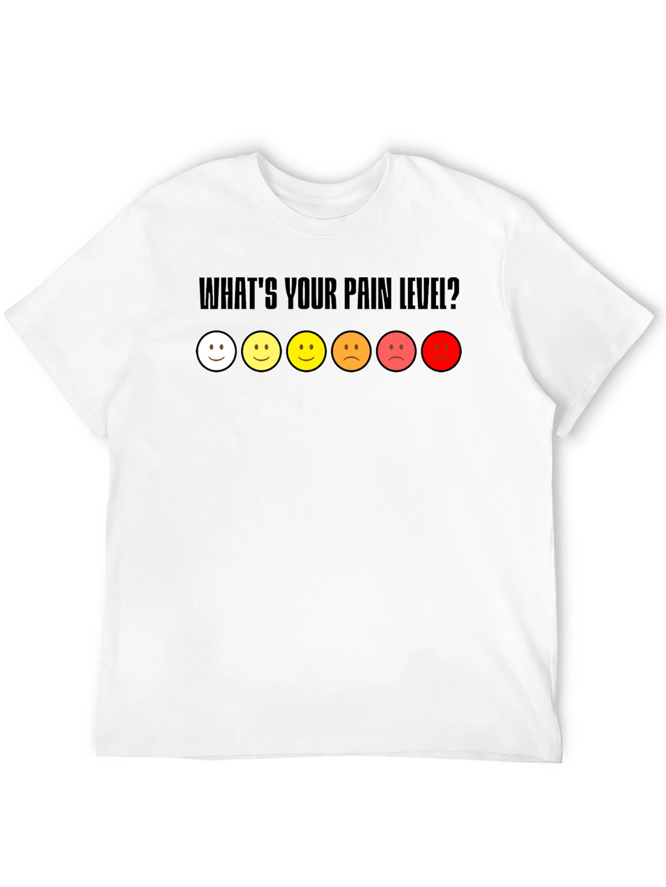 Pain Level Graphic Tee - Black Casual Shirt