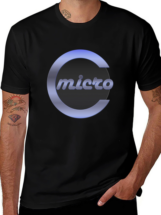 Micro C Logo Black T-Shirt