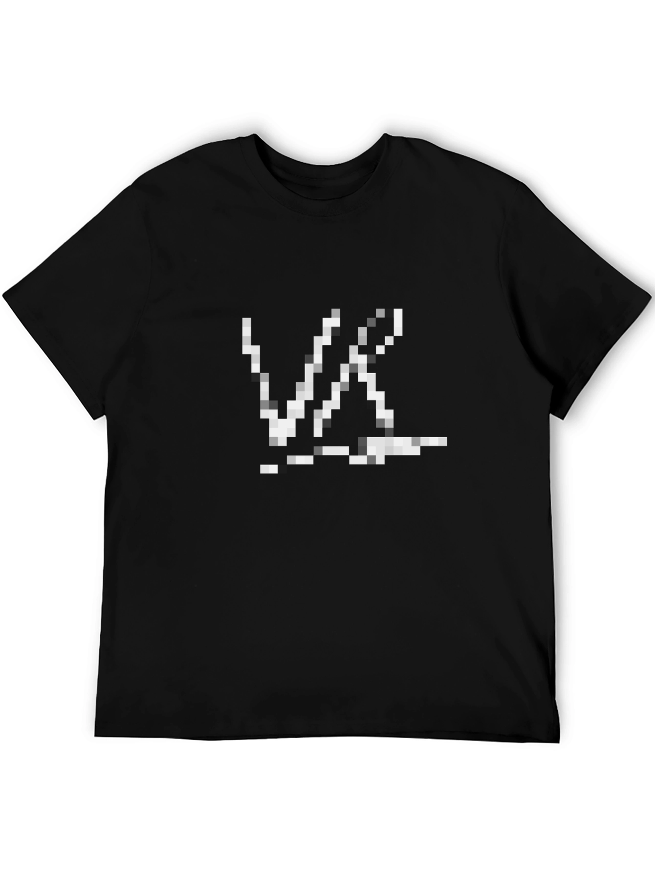 Pixelated VR Black T-Shirt
