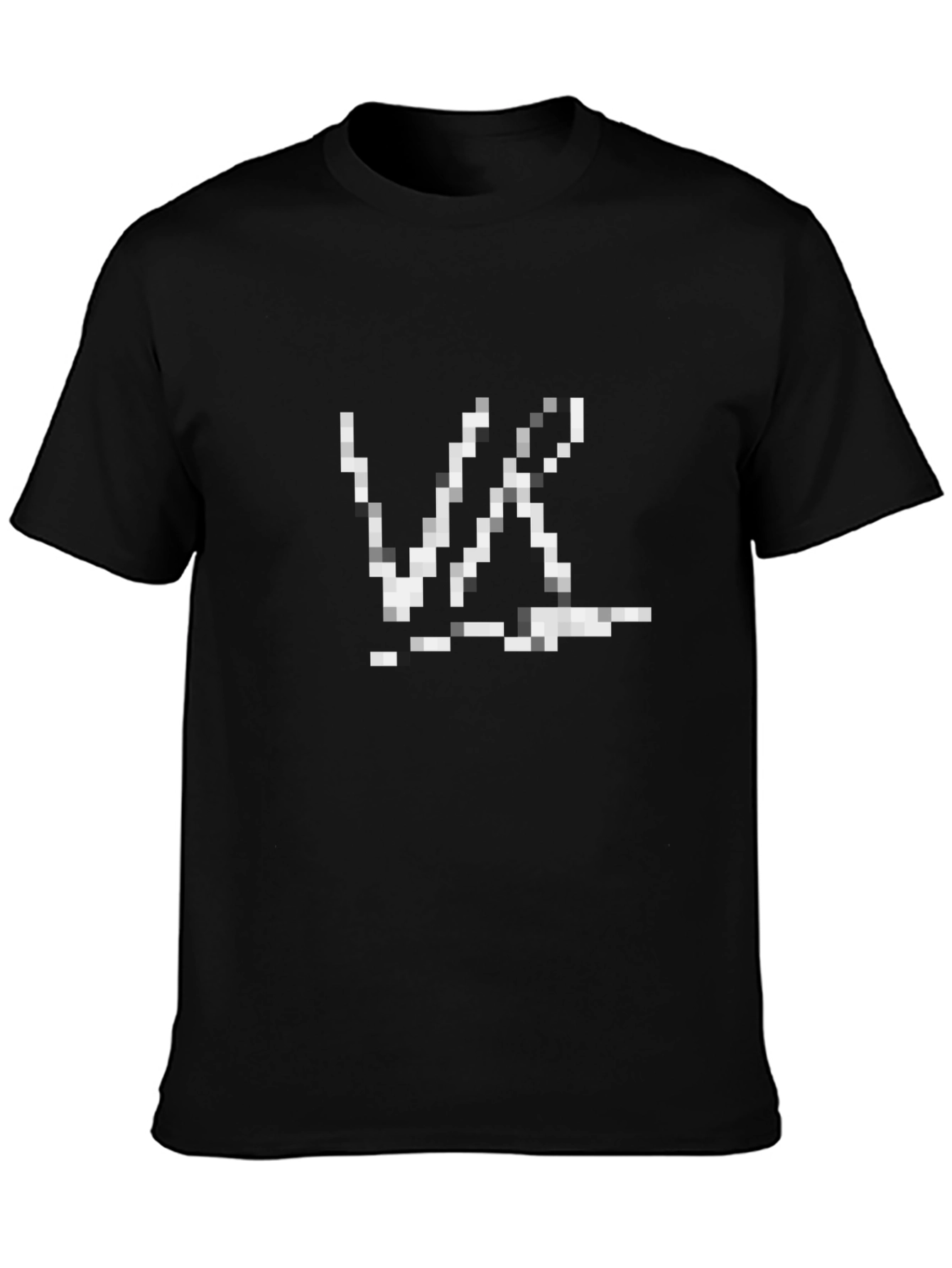 Pixelated VR Black T-Shirt