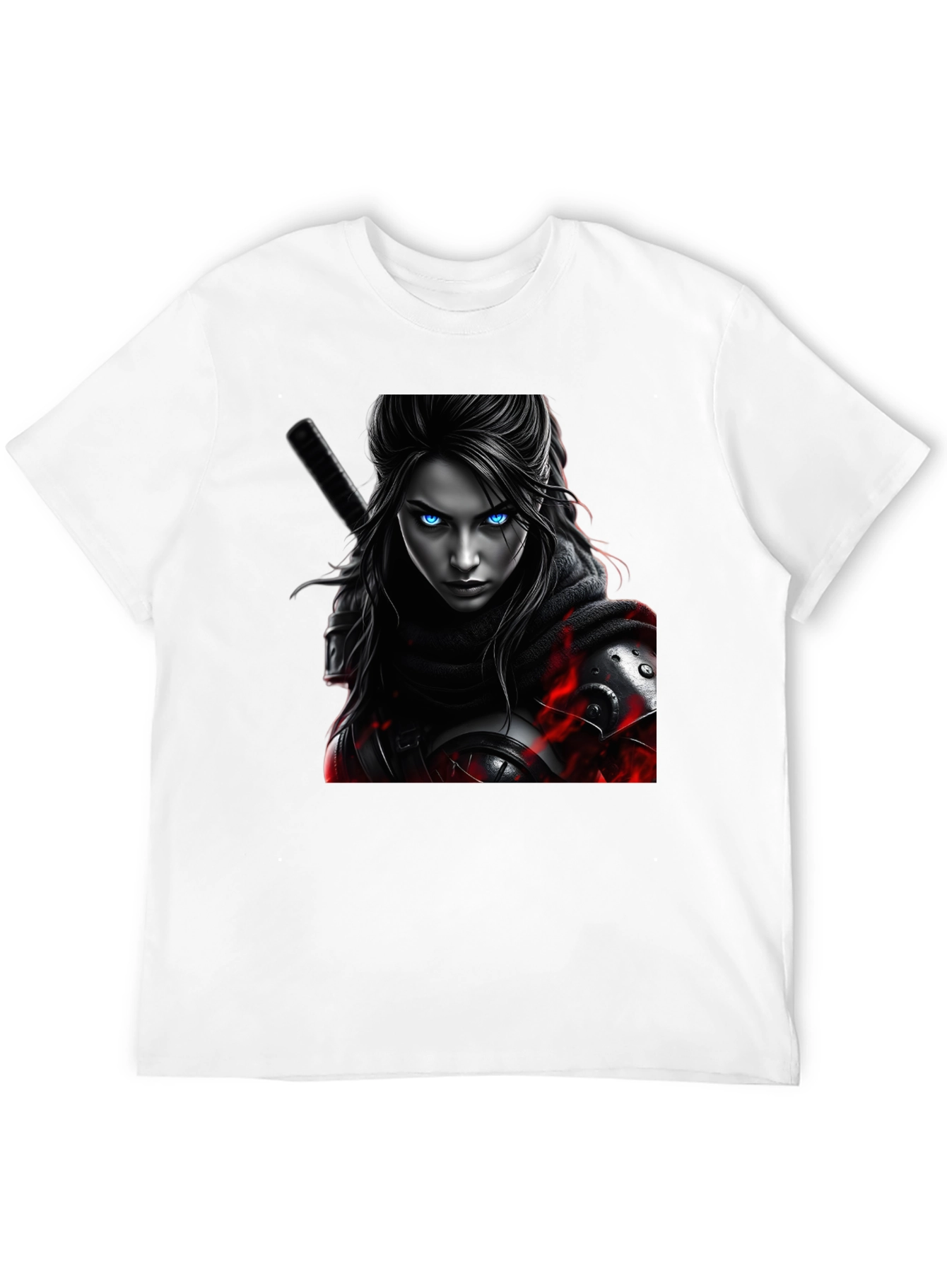 Warrior Woman Graphic Tee - Black T-Shirt