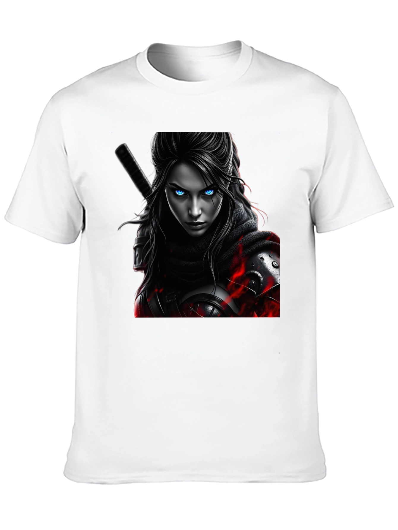 Warrior Woman Graphic Tee - Black T-Shirt
