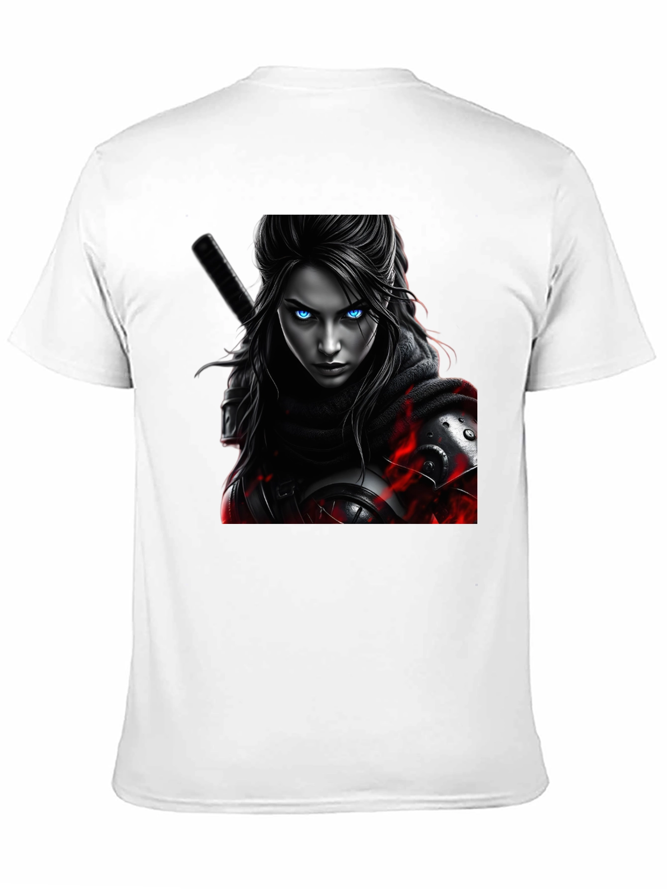 Warrior Woman Graphic Tee - Black T-Shirt