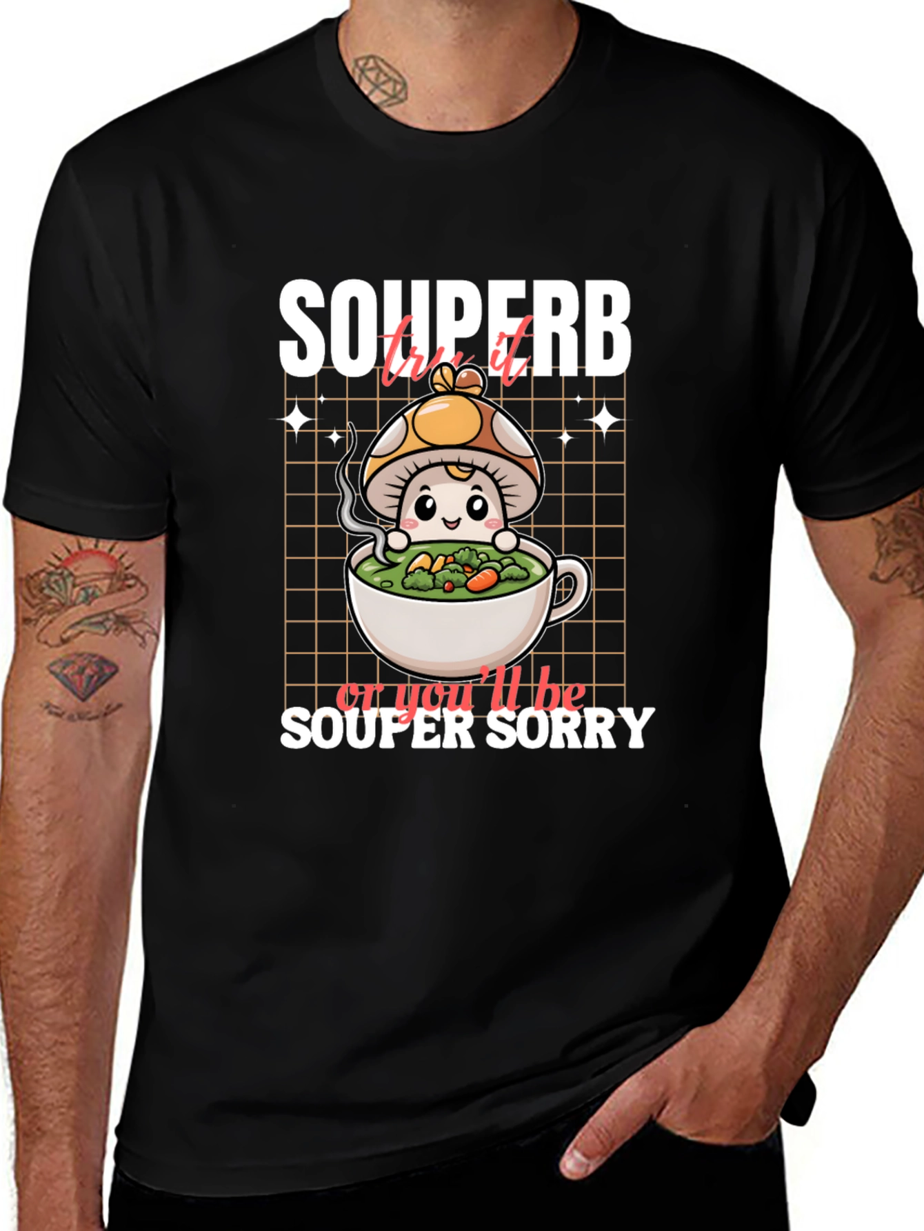Souperb Mushroom Graphic Tee