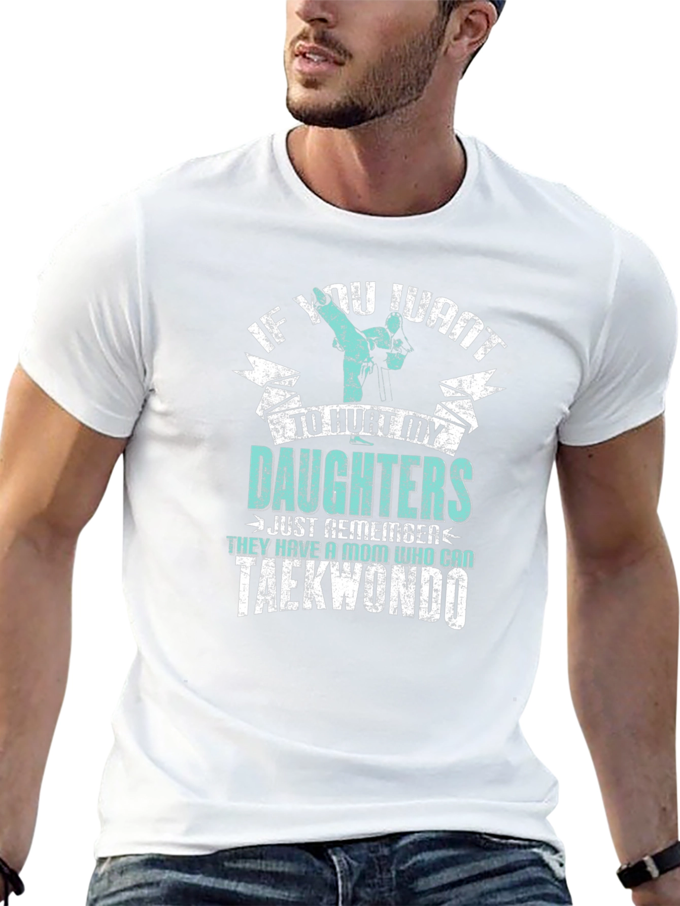Taekwondo Mom Graphic T-Shirt
