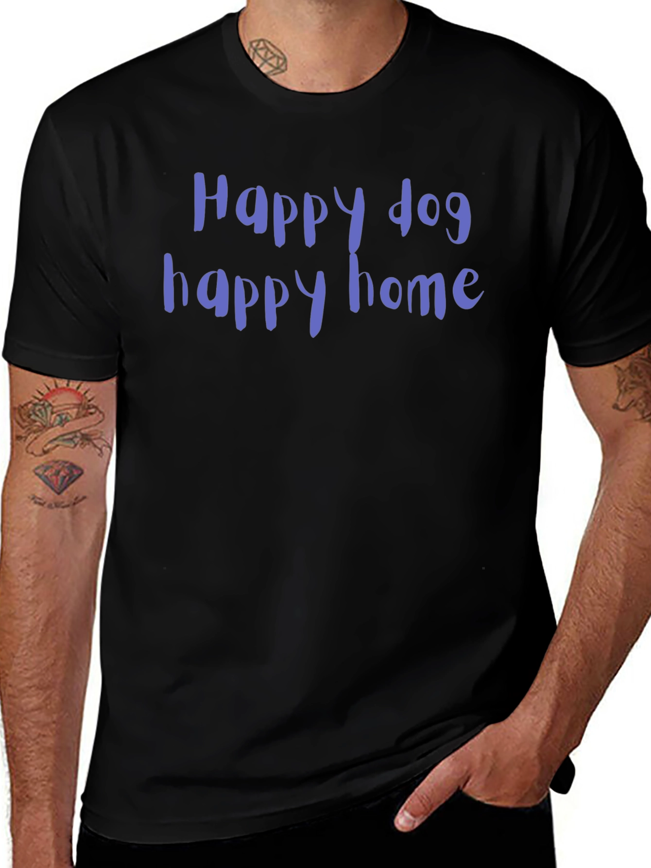 Happy Dog Happy Home Graphic Tee