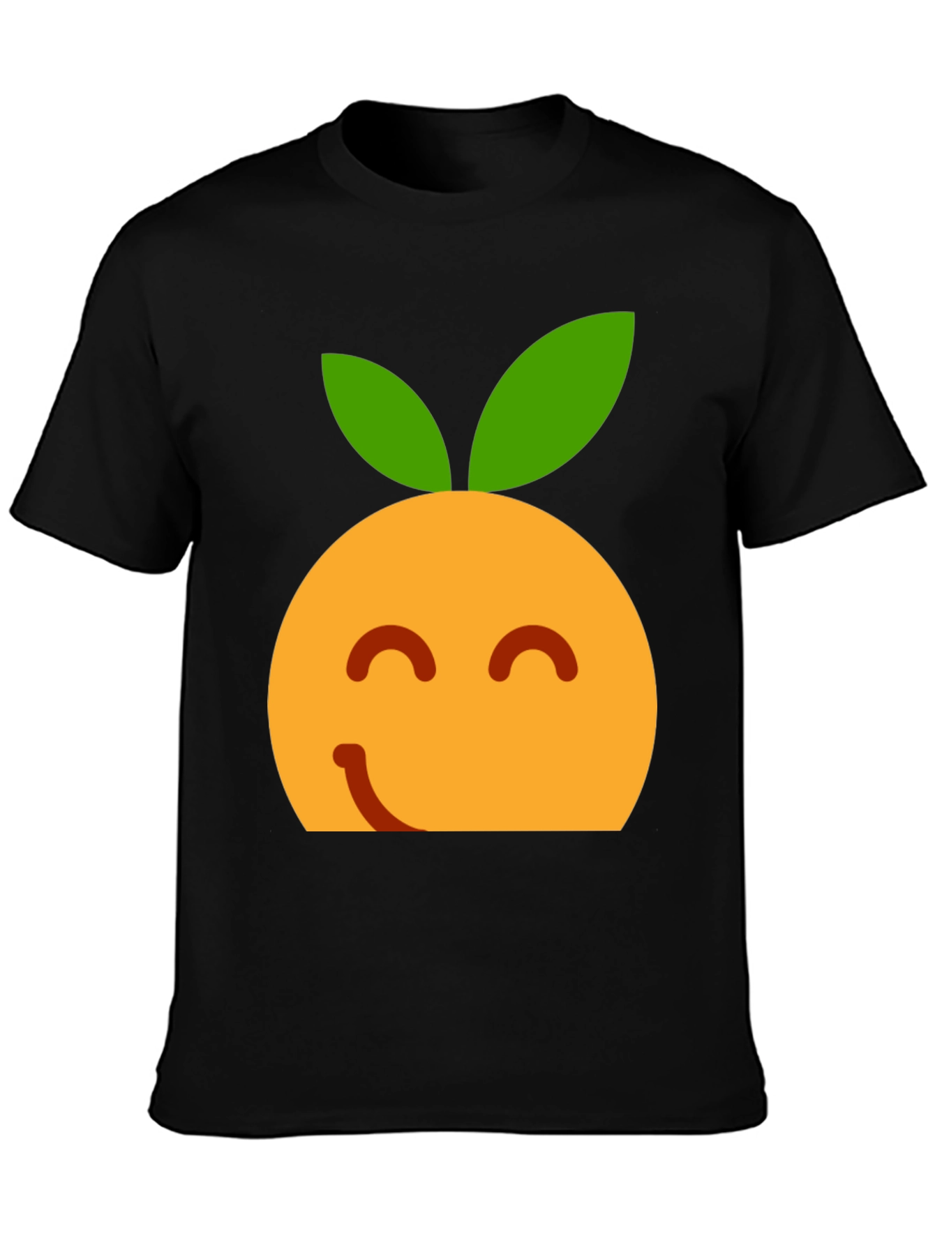 Orange Emoji T-Shirt - Happy Fruit Tee
