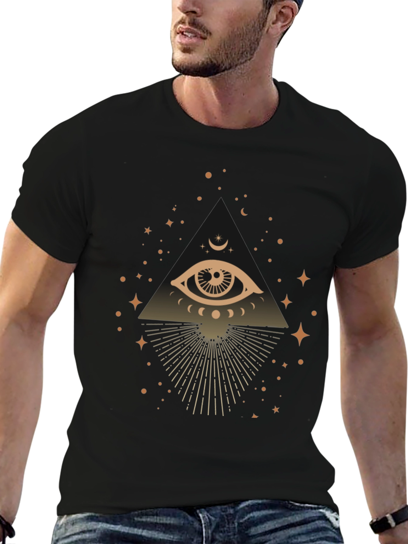 Mystic Eye Graphic T-Shirt - Trendy Casual Tee