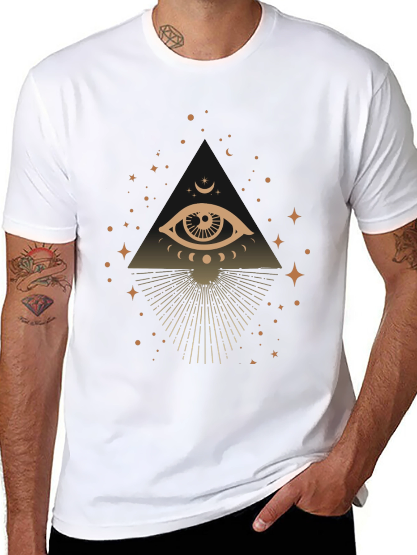 Mystic Eye Graphic T-Shirt - Trendy Casual Tee