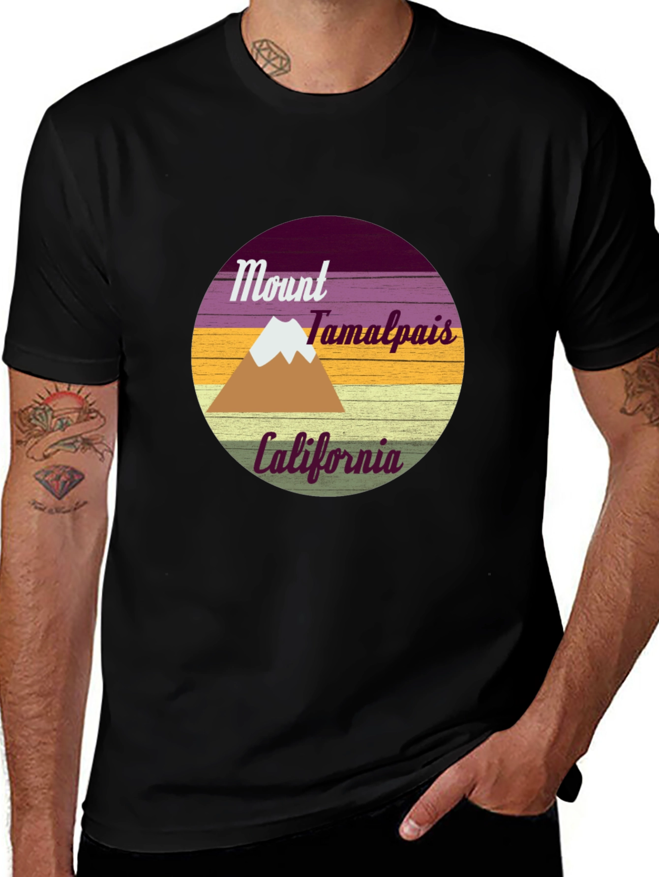 Mount Tamalpais California Graphic T-Shirt