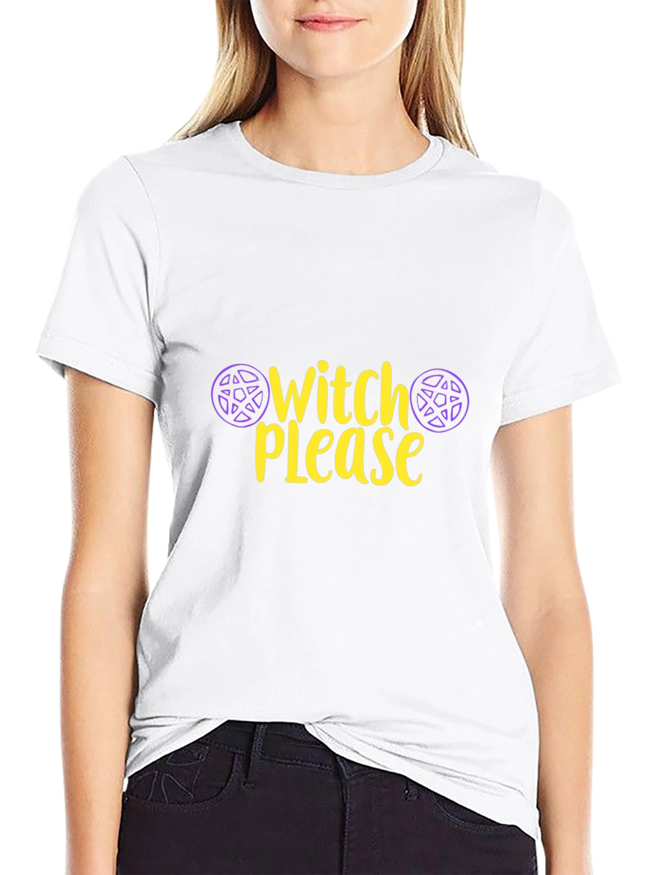 Witch Please Graphic Tee - Halloween Humor