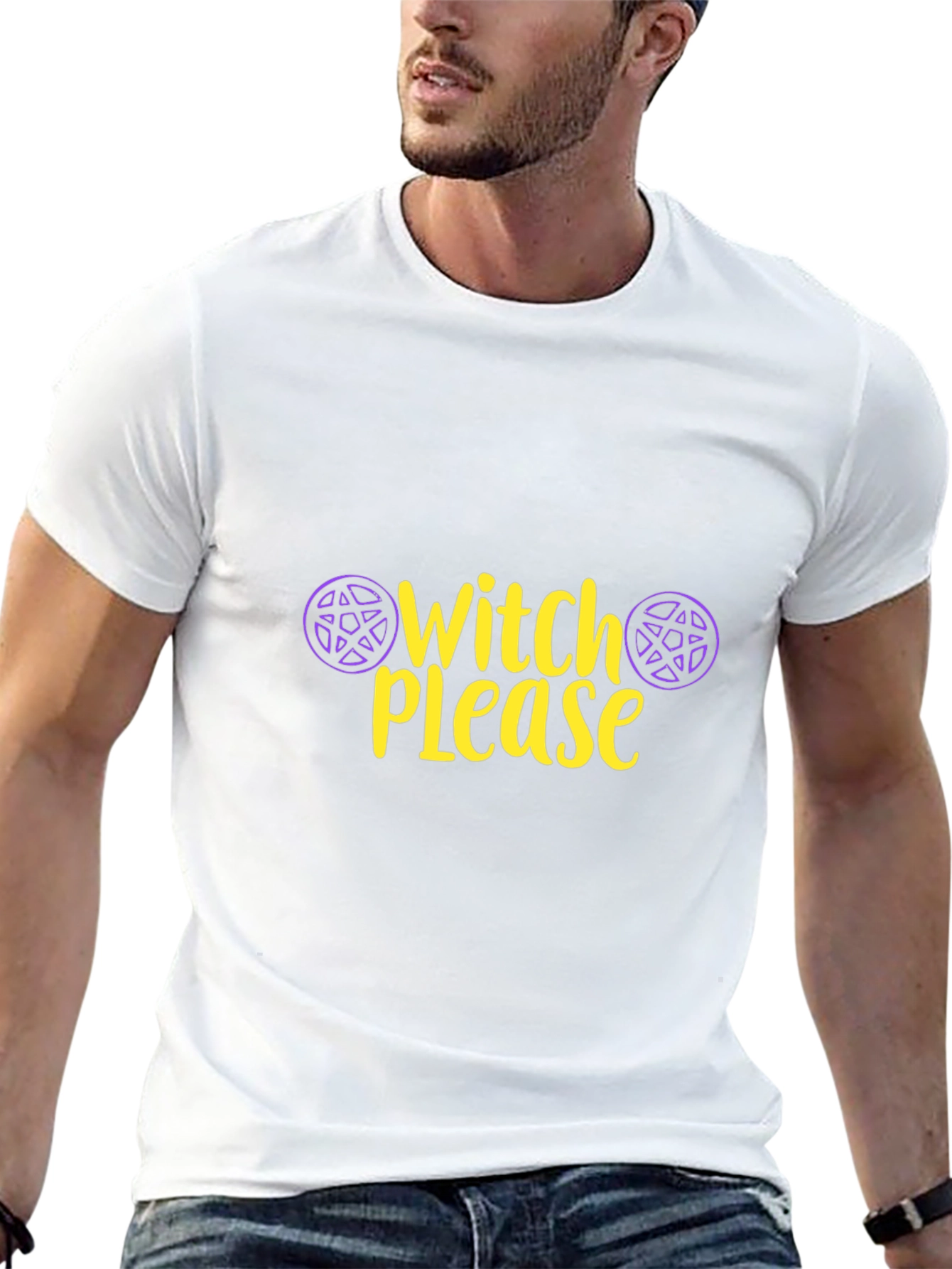 Witch Please Graphic Tee - Halloween Humor