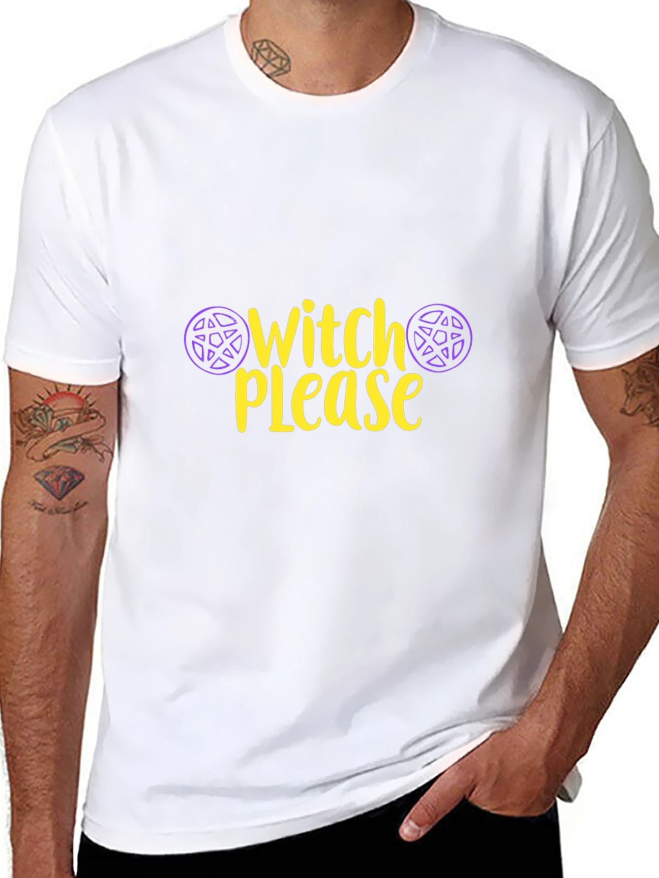 Witch Please Graphic Tee - Halloween Humor