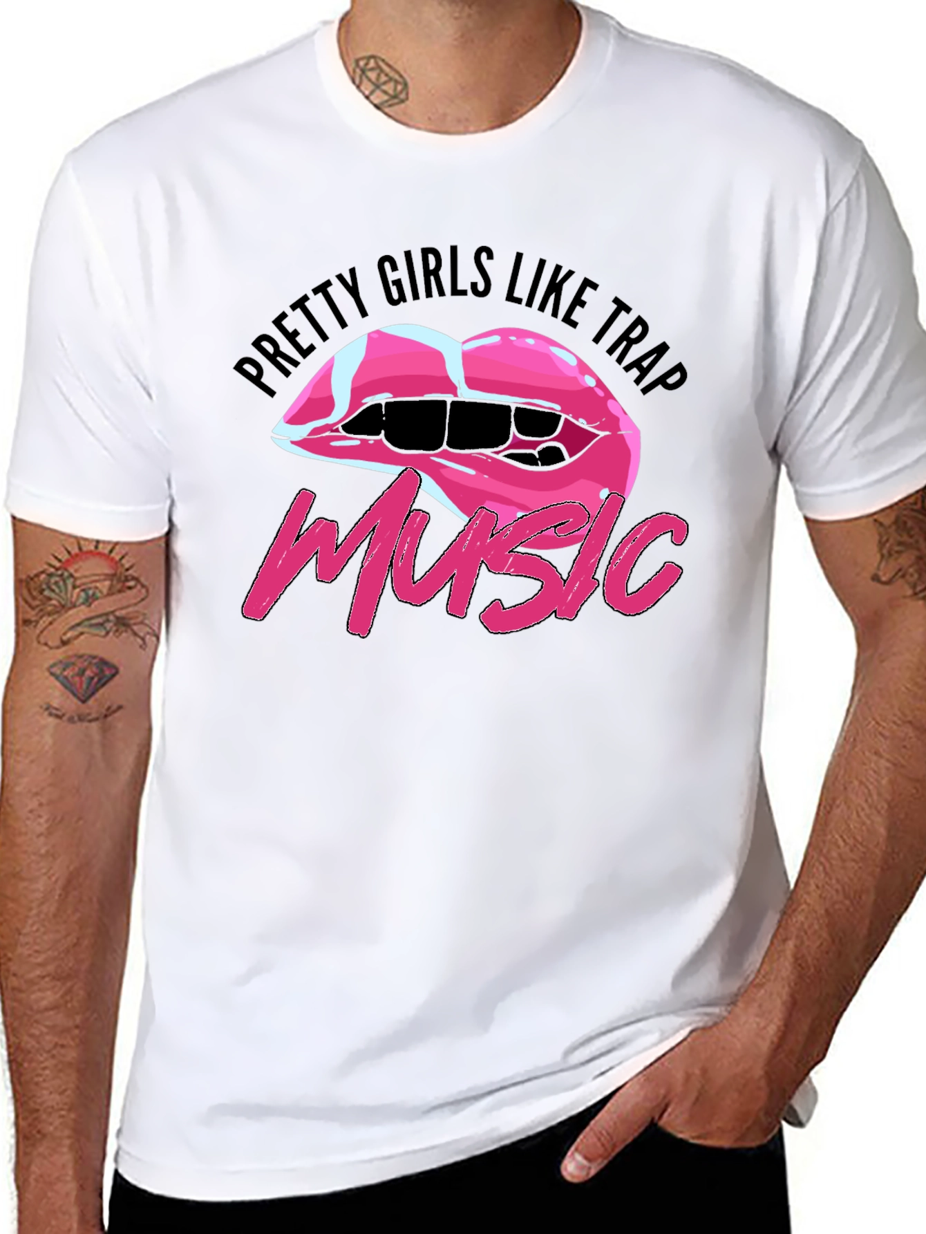 Pretty Girls Like Trap Music Graphic T-Shirt