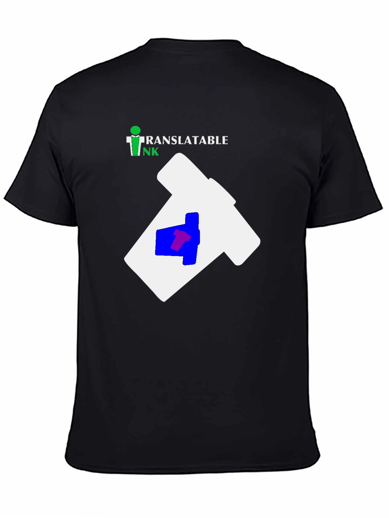 Stylish Mens Black Graphic T-Shirt