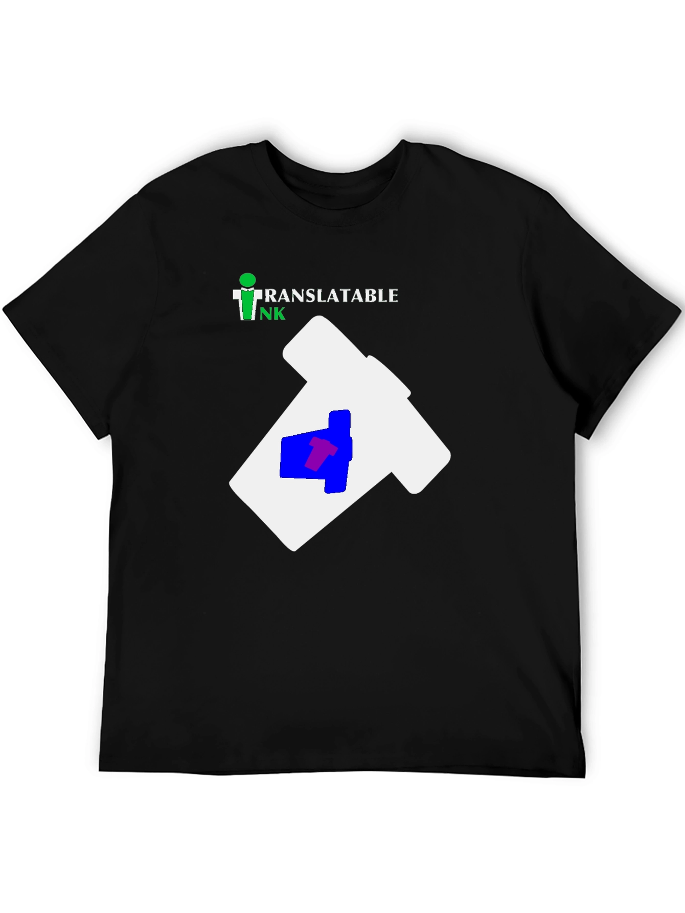 Stylish Mens Black Graphic T-Shirt