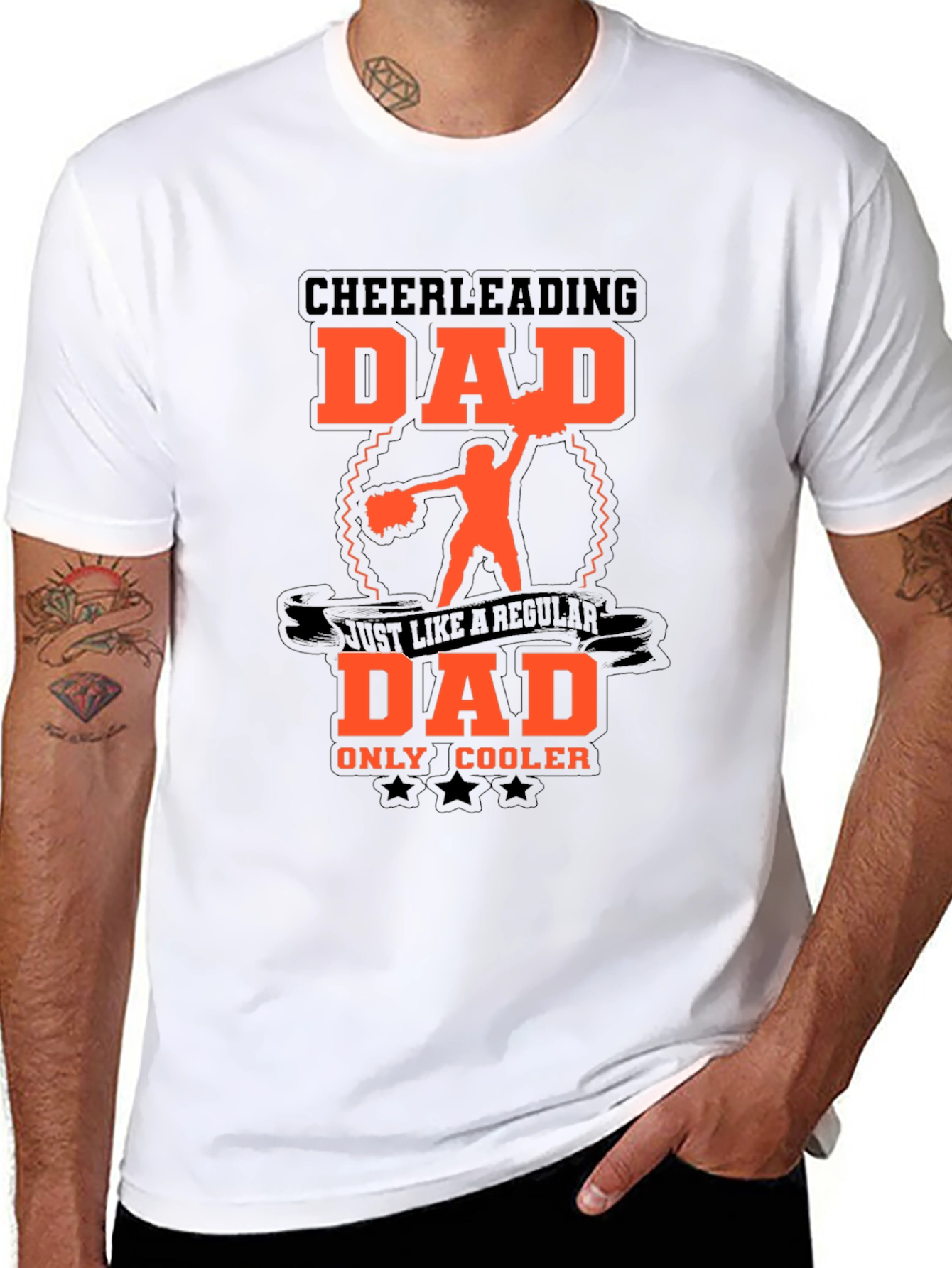 Cheerleading Dad Graphic Tee